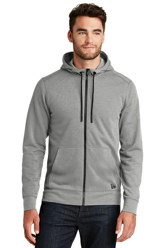 New Era - Tri-Blend Fleece Full-Zip Hoodie | Michigan Medicine - VAST