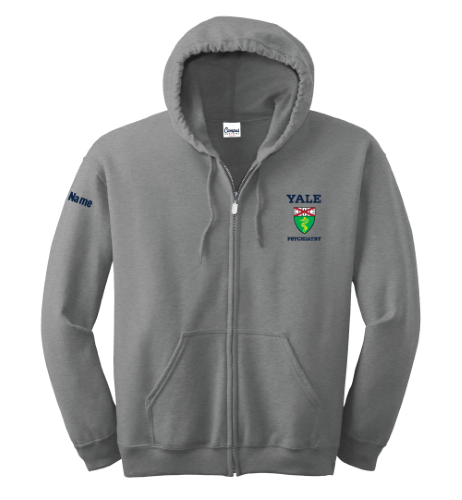 Yale zip up hoodie top
