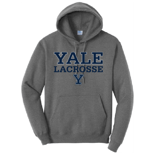 Lacrosse Basic Sport Hoodie Yale Bulldog Blue