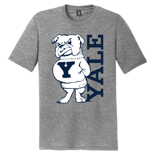 ☆YALE☆ COOL COTTON 2PACK SMALL ARCH TEE WHITE BLACK YD01S T-Shirts Products | Yale Bulldog Blue