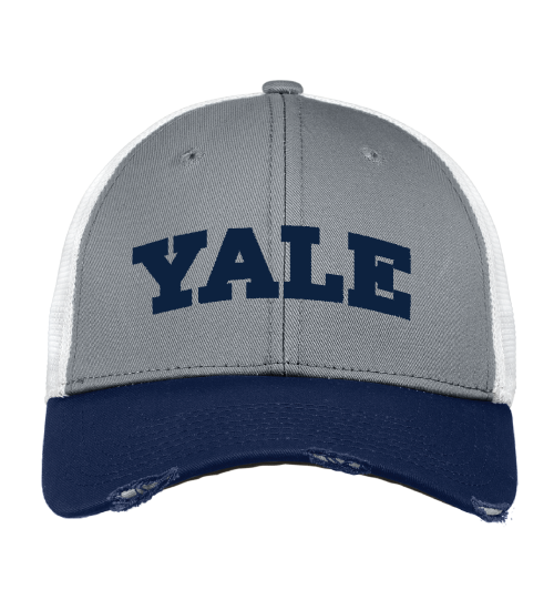 Yale Vintage Mesh Cap Yale Bulldog Blue