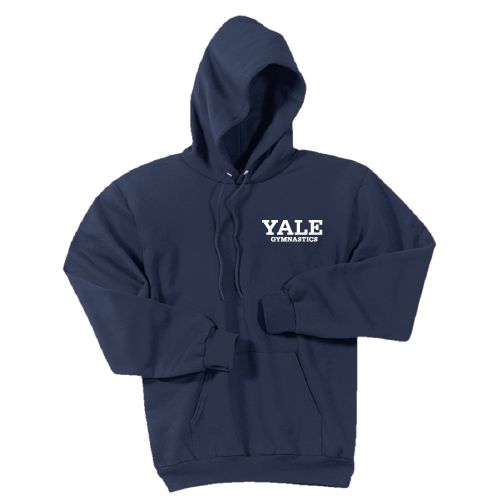 Gymnastics Embroidered Hoodie Yale Bulldog Blue