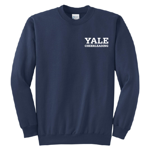 Yale embroidered sweatshirt store