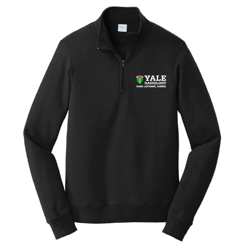 Yale Radiology Fleece 1 4 Zip Sweatshirt Yale Radiology
