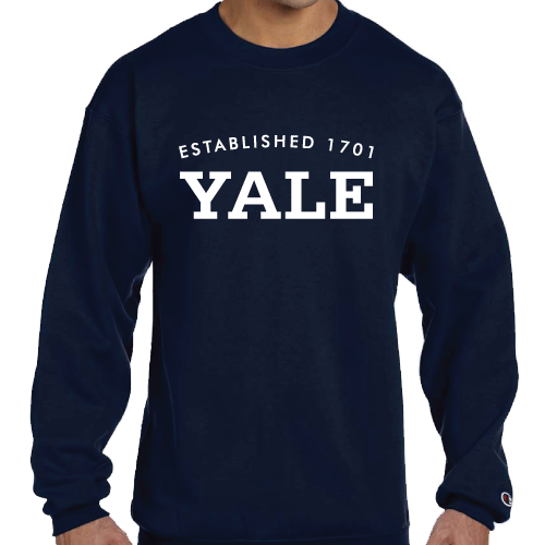 Champion yale sweatshirt sales