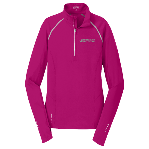 Herbalife Nutrition Ladies Nexus 1 4 Zip Pullover With One Color Logo Herbalife Employee Retail