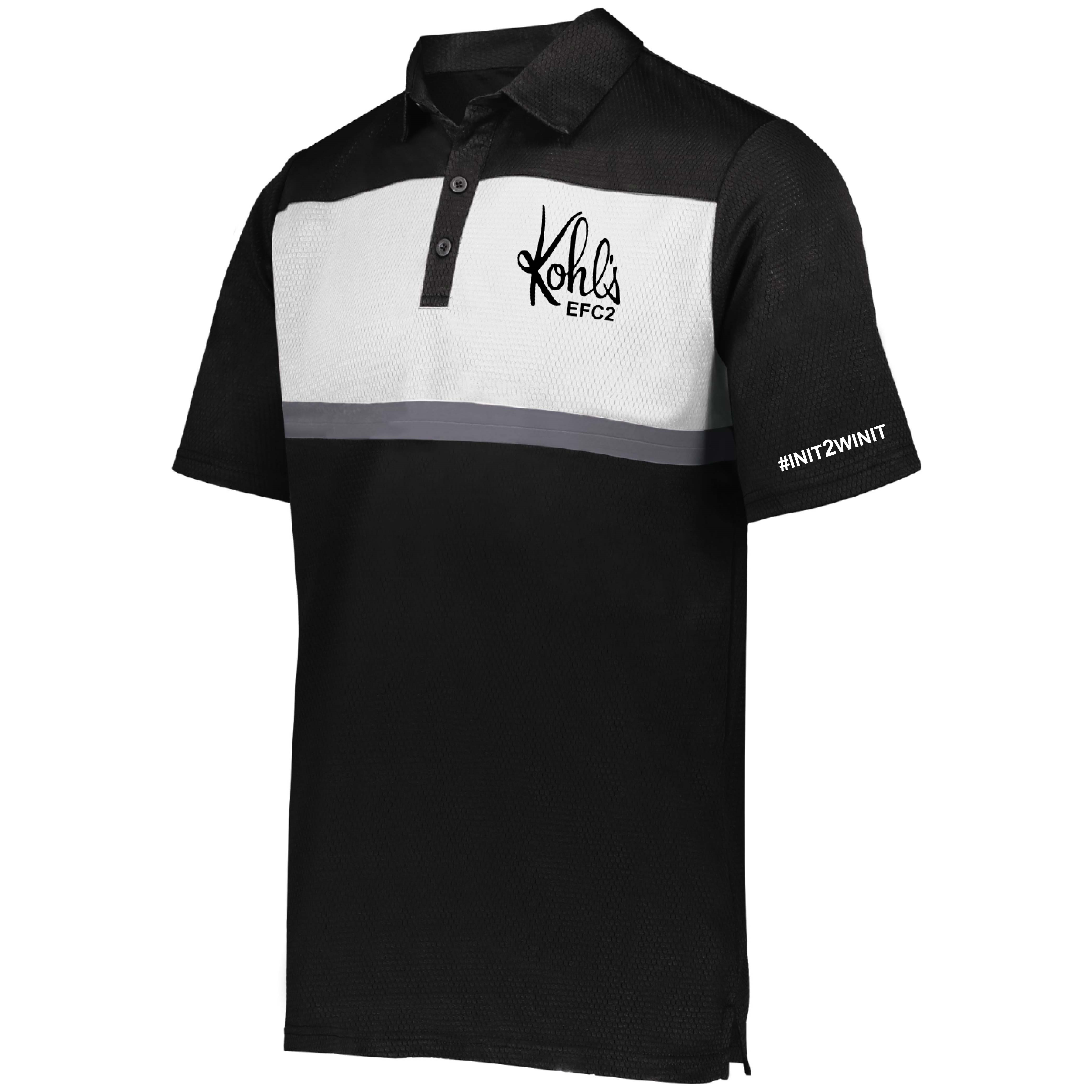 Mens Prism Bold Polo Script Font Logo Kohl s EFC2 Apparel Store