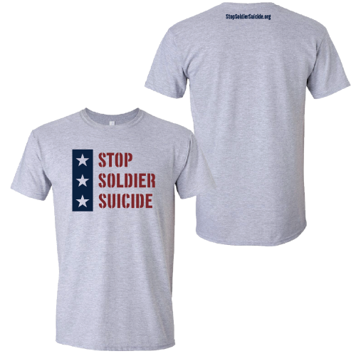 Adult Short Sleeve Large SSS Logo T-Shirt (195601) SportGrey