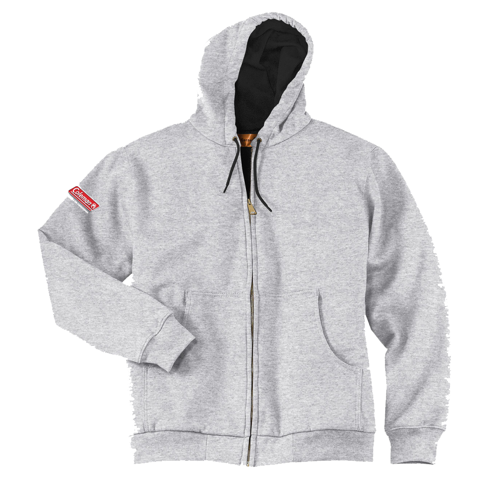 Heavyweight thermal lined hooded sweatshirt online