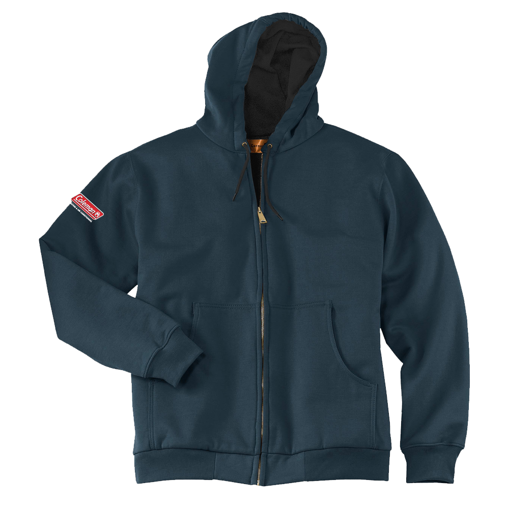 Zip up hoodie deals with thermal lining