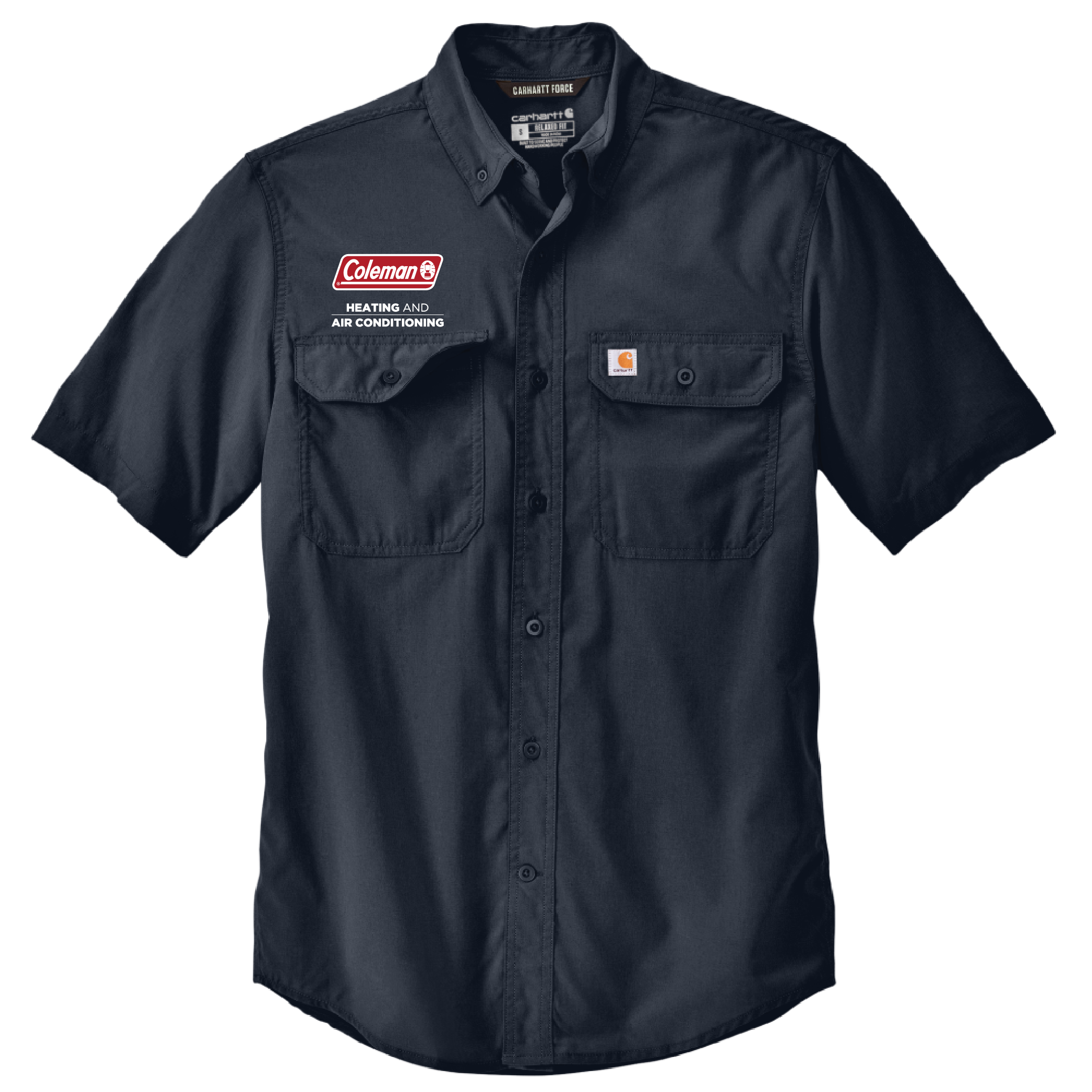 Carhartt Force Solid Short Sleeve Shirt Diversified Heating Cooling Apparel Store