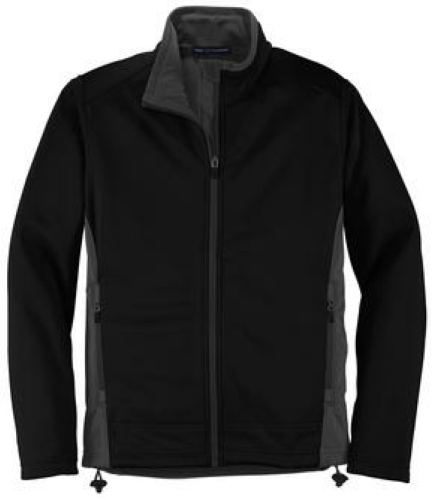 Black Graphite Port Authority Ladies Two-Tone Soft Shell Jacket by Port ...