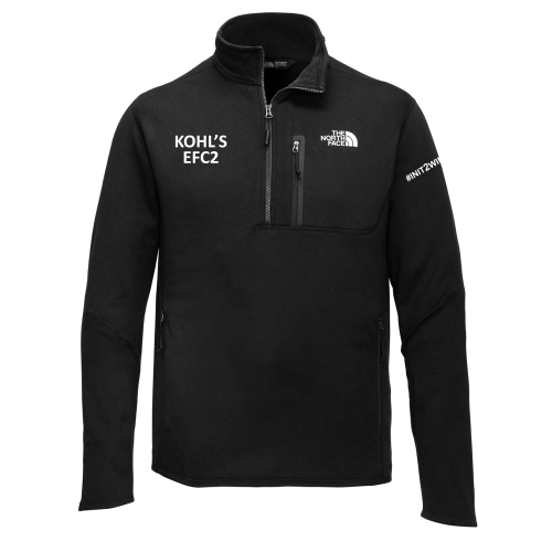 The North Face Skyline 1/2-Zip Fleece: Block Font Logo EMB