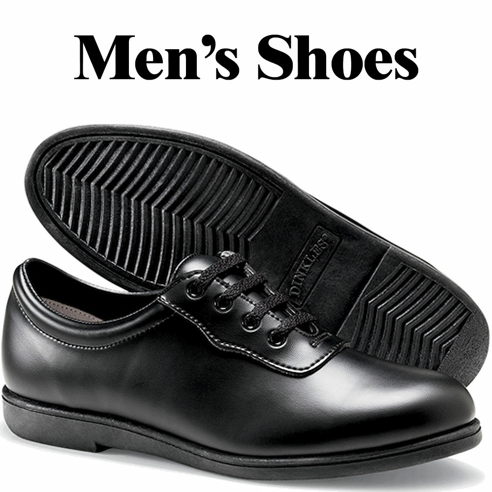 Dinkles Glide Marching Shoes Black | Fulton Hornet Band