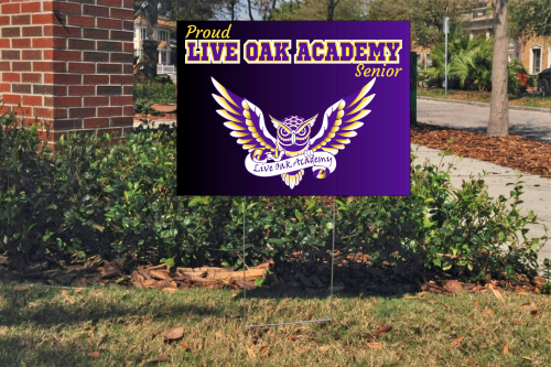 Live Oak Yard Sign