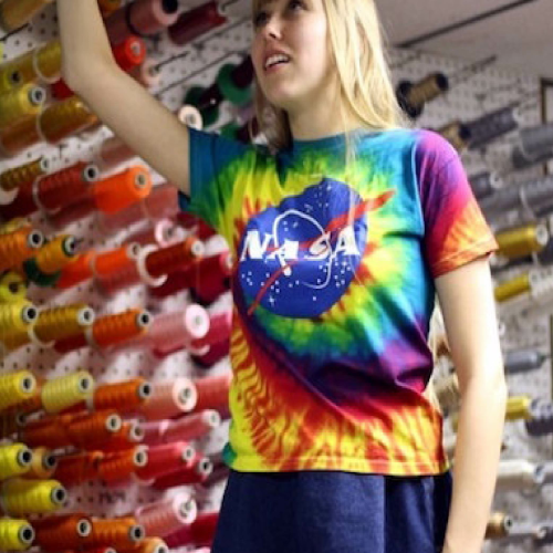 Tie dye nasa sweatshirt sales
