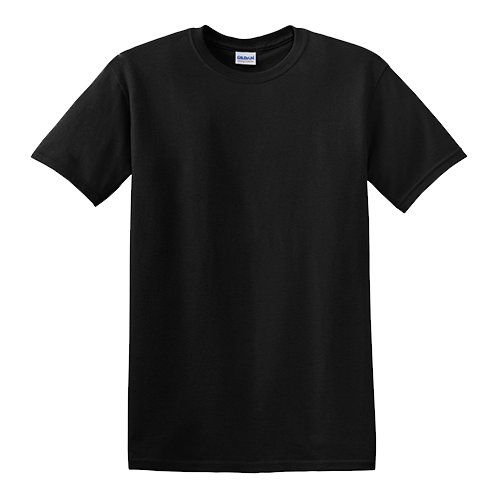 Get A Quote For Black Gildan Gildan 5000 Heavy Cotton Unisex T-Shirts ...