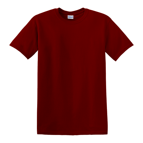 Get A Quote For Garnet Gildan Gildan 5000 Heavy Cotton Unisex T-Shirts ...