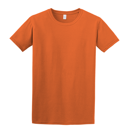 Gildan 6400 SoftStyle Ring Spun Custom Printed T-Shirts Orange