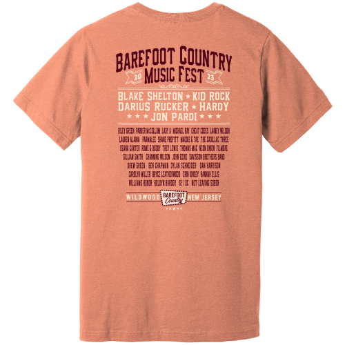 BCMF Lineup Tee Sunset Sunset BCMF Lineup Tee