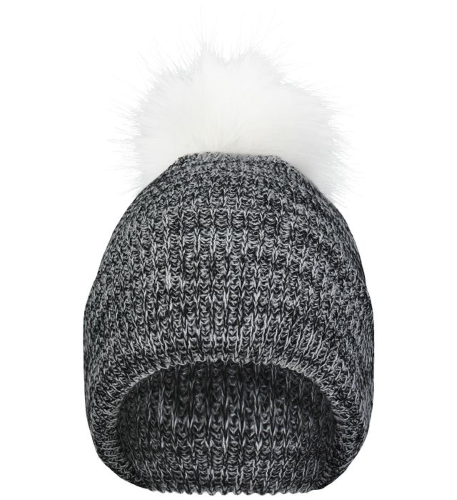 Faux Fur Pom Beanie
