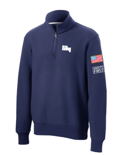 1/4 Zip Sweatshirt Navy | NEW Lily 1/4 Zip Workshirt