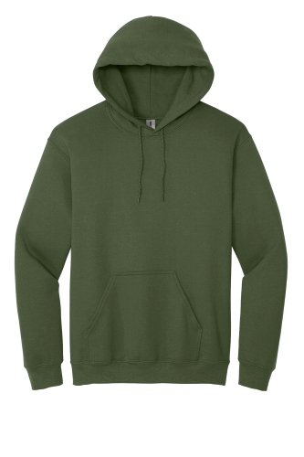 Gildan 18500 hoodie in Military Green