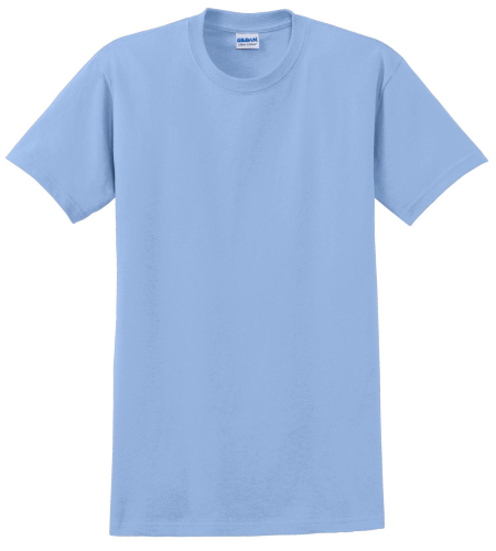 Light Blue Gildan Ultra Cotton 100% Cotton T-Shirt by Gildan - a ...