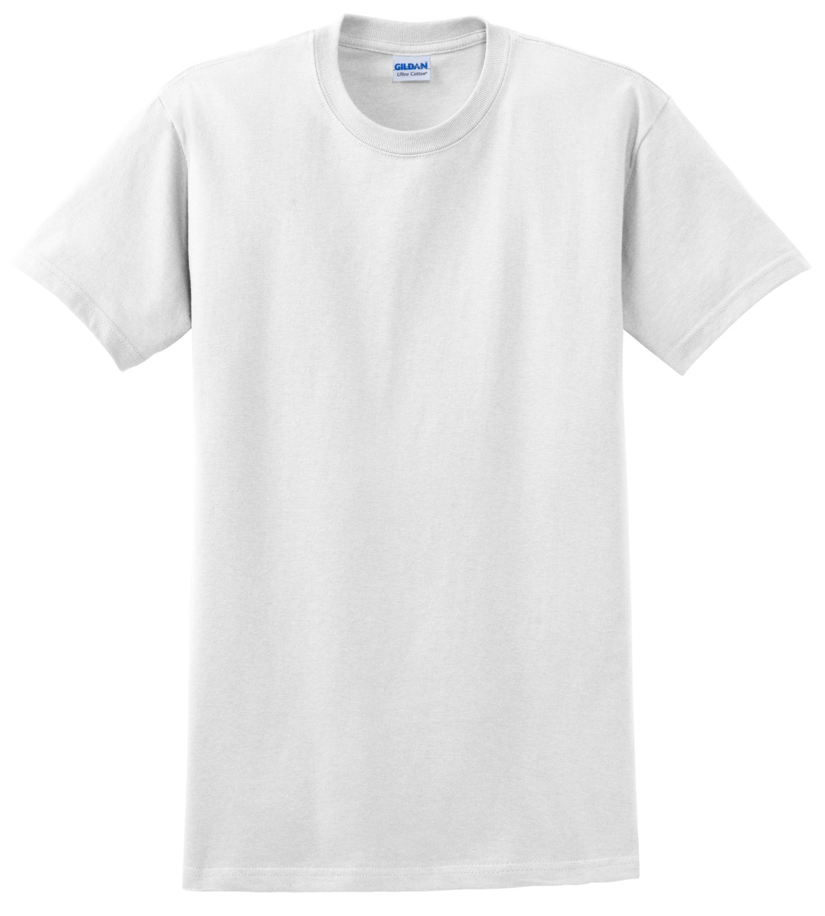 [RECTO] / ☆ 25SS ROUND NECK COTTON T-SHIRT / WHITE GREY Gildan Ultra Cotton 100% Cotton T-Shirt | Elegant Stitches