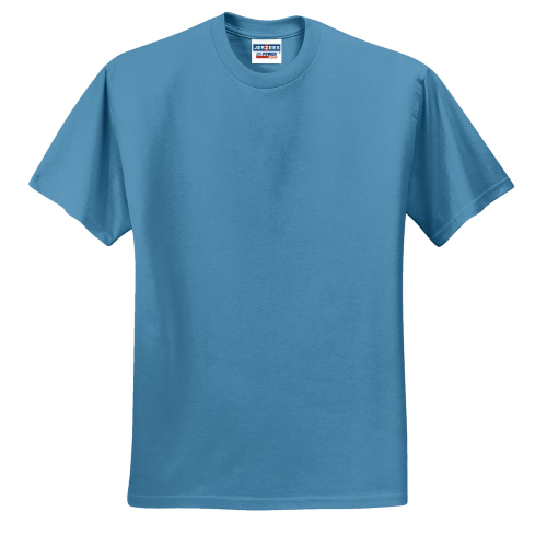 JERZEES Dri-Power Active 50/50 Cotton/Poly T-Shirt Columbia Blue