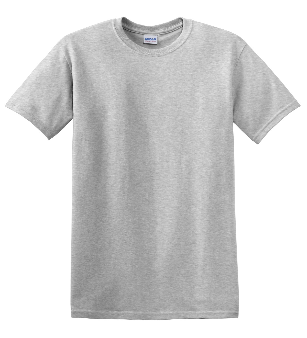 Gildan T-Shirt Unisex Ultra Cotton, Maniche Corte, Girocollo, Colore Sports Grey/Royal, Taglia M, 100% Cotone