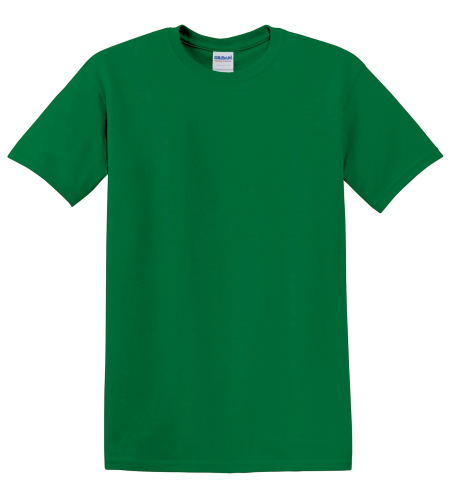 Download Custom Printed Heavy Cotton 100 Cotton T Shirt Turf Green