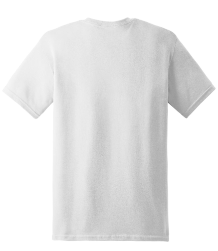 White Gildan Heavy Cotton 100% Cotton T-Shirt by Gildan - Tees to Go