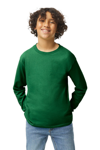 Gildan Youth Heavy Cotton 100% Cotton Long Sleeve T-Shirt