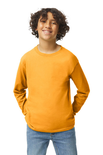 Gildan Youth Heavy Cotton 100% Cotton Long Sleeve T-Shirt