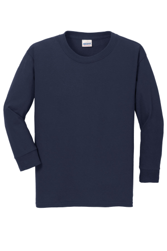 Gildan Youth Heavy Cotton 100% Cotton Long Sleeve T-Shirt