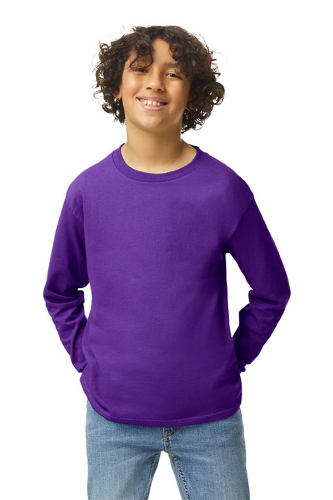Gildan Youth Heavy Cotton 100% Cotton Long Sleeve T-Shirt