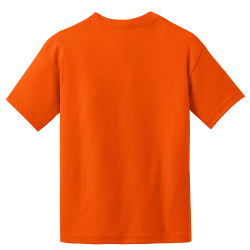Orange Gildan Youth DryBlend 50 Cotton 50 DryBlend Poly T Shirt - WPromo