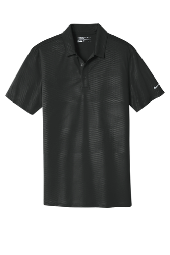 Nike Golf Dri-FIT Embossed Tri-Blade Polo in Black