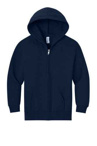 JERZEES Youth NuBlend Full-Zip Hooded Sweatshirt | Expert-Ts