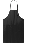 Easy Care Extra Long Bib Apron with Stain Release