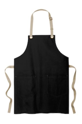 Port Authority Canvas Full-Length Two-Pocket Apron A815 in Blk Stone