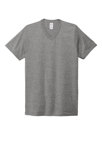 Allmade Unisex Tri-Blend V-Neck Tee AL2014 in Aluminum Grey