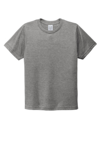 Allmade Youth Tri-Blend Tee AL207 in Aluminum Grey