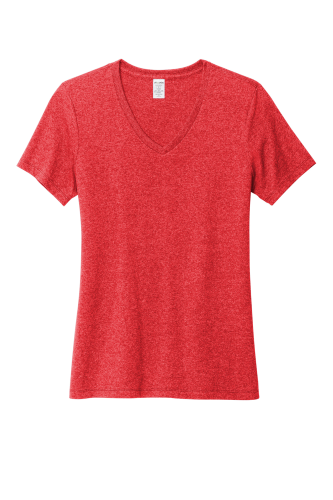 Allmade Women's Recycled Blend V-Neck Tee in ReclmdRdHt