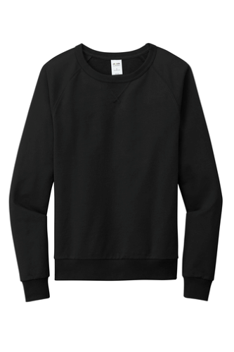 Allmade Unisex French Terry Crewneck Sweatshirt AL4004 in DeepBlack