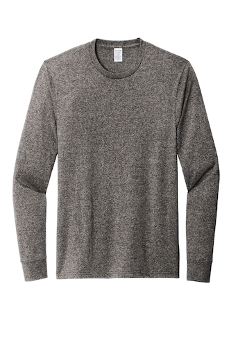 Allmade Unisex Long Sleeve Recycled Blend Tee AL6204 in RemdGrayHt