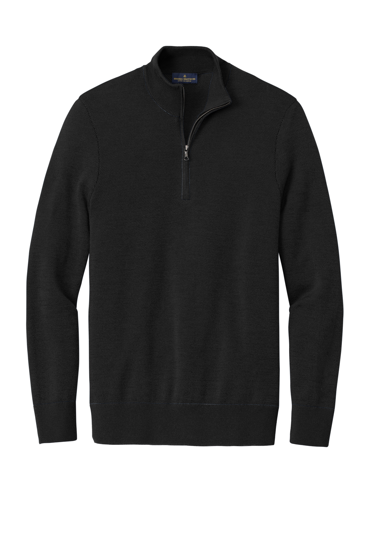 Brooks Brothers Washable Merino Birdseye 1 4 Zip Sweater BB18412 UCAN Promotions