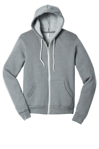BELLA+CANVAS Unisex Sponge Fleece Full-Zip Hoodie