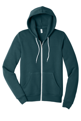 BELLA+CANVAS Unisex Sponge Fleece Full-Zip Hoodie